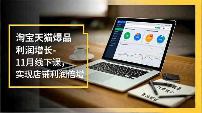 淘宝天猫爆品利润增长-11月线下课,免费流量、付费放大、费比管控,实现店铺利润倍增-优优云网创